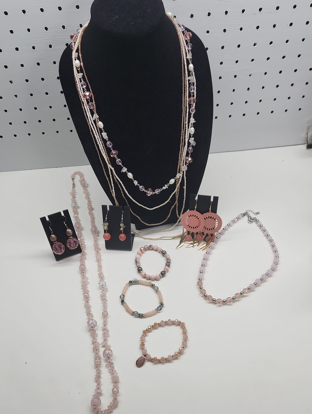 "Pretty In Pink" themed Jewelry Bundle